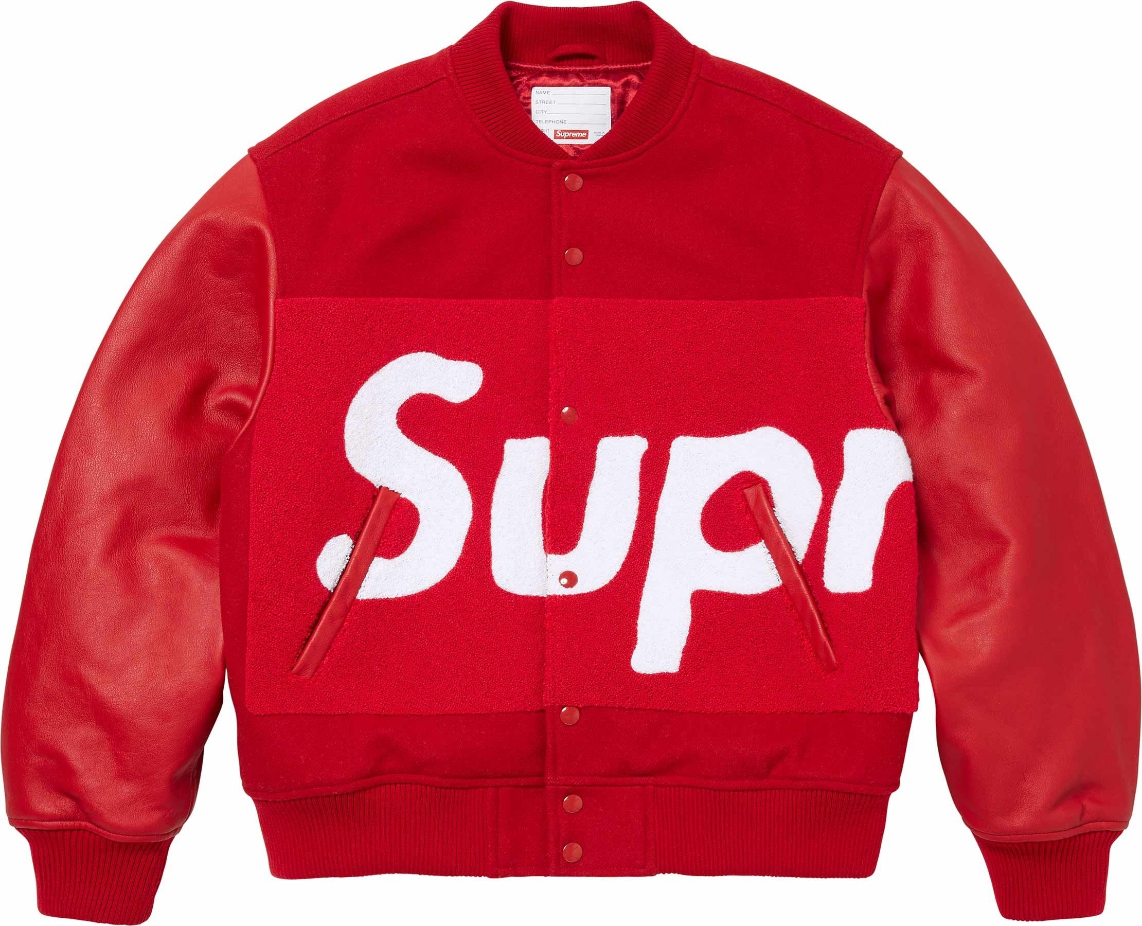 Big Logo Chenille Varsity Jacket view 12